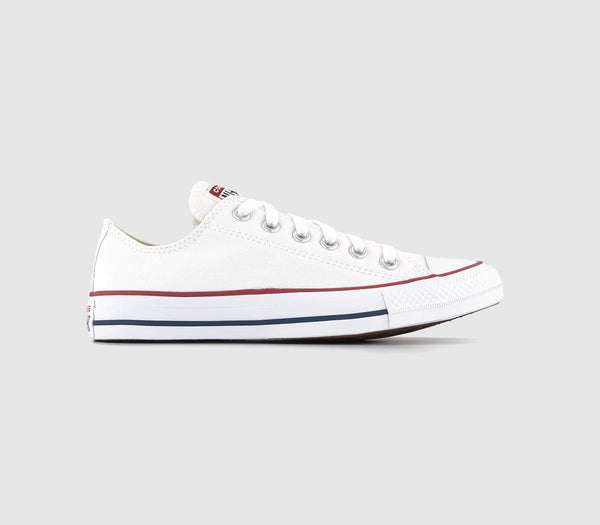 Converse All Star Low White Canvas Trainers