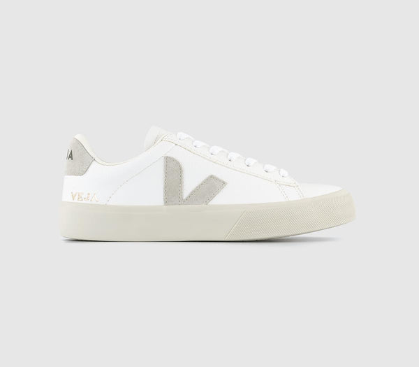 Veja Campo White Natural Leather F Trainers