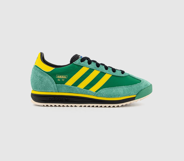 adidas SL72 RS Trainers Green Yellow