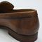 Mens Office Malibu Cut Out Saddle Loafers Tan Leather