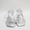 Womens Office Maddox Strappy Knot Kitten Heel Sandals Silver Uk Size 5