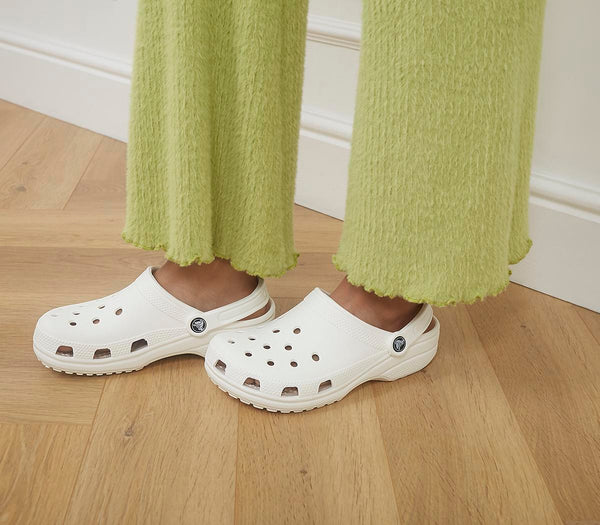 Womens Crocs Classic Clog White