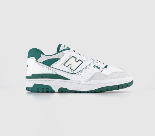 New Balance BB550 White Teal Off White Trainers