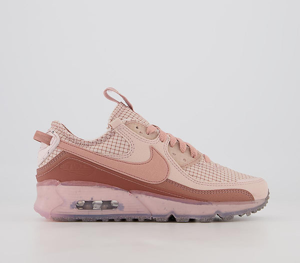 Womens Nike Air Max Terrascape 90 Pink Oxford Rose Whisper Fossil Rose Uk Size 6