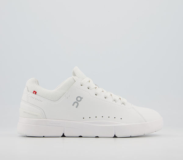 Womens On Running The Roger Advantage Trainers All White F