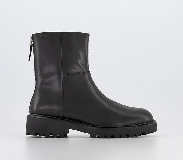 Womens Vagabond Shoemakers Kenova Back Zip Boots Black