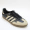 adidas Samba OG Trainers Core Black Wonder Beige Gold Metallic UK Size 5.5