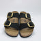 Womens BIRKENSTOCK Arizona Big Buckle Sandals Black Nubuck UK Size 5.5 EU39