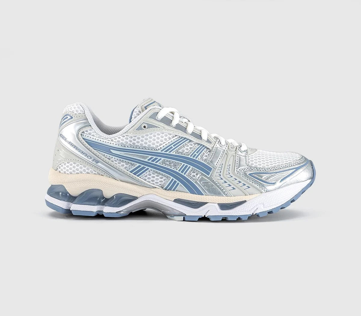 ASICS Gel-kayano 14 Trainers White Light Navy UK Size 8
