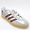 adidas Gazelle Indoor Trainers Silver Metallic Shadow Red Gum UK Size 7