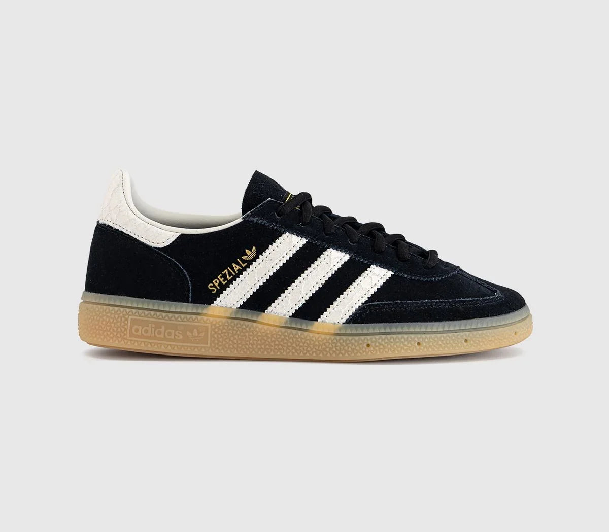 adidas Handball Spezial Trainers Black Offwhite Gum UK Size 4.5