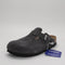 Womens BIRKENSTOCK Boston Clogs Charcoal Suede UK Size 4.5 EU37
