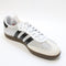 adidas Samba OG Trainers Crystal White Black Silver Metallic UK Size 7.5