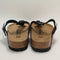 Womens BIRKENSTOCK Gizeh Toe Thong Footbed Sandals Black Braided Leather UK Size 5.5 EU39