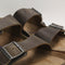 Mens BIRKENSTOCK Arizona Two Strap Sandals Faded Khaki Oiled Leather Sfb UK Size 9.5 EU44