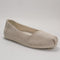Womens TOMS Alpargata Ballet Flats Champagne Tonal Sparkle Woven UK Size 6