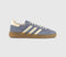 adidas Handball Spezial Trainers Silver Violet Cream White Gum UK Size 4