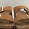 Womens BIRKENSTOCK Arizona Two Strap Sandals Mink Nubuck Sgfb UK Size 5 EU38