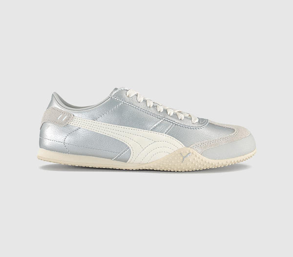 PUMA Bella UT Classic Trainers Silver Frosted Ivory UK Size 5