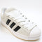 adidas Superstar St Trainers Crystal White Black Gum UK Size 8