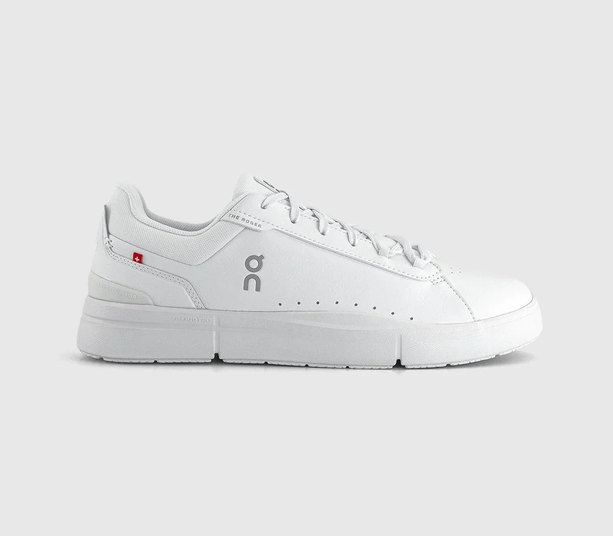 ON The Roger Advantage Trainers White White White F UK Size 5