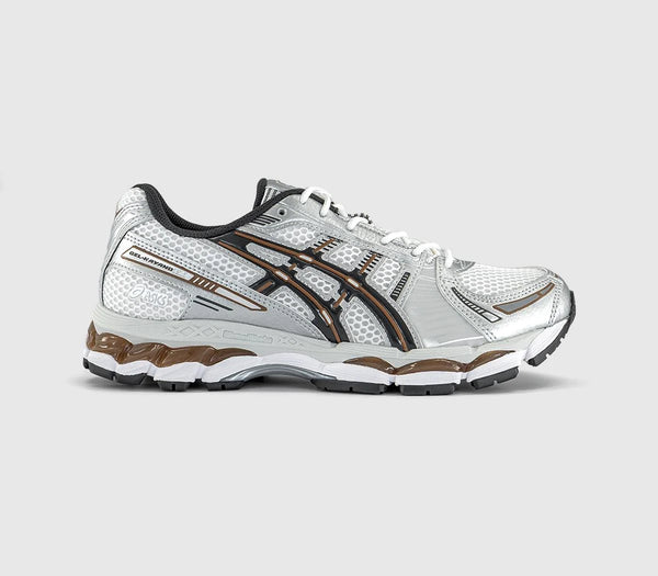ASICS GelKayano 12.1 Trainers White Graphite Grey UK Size 9