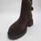 Womens OFFICE Archie Chunky Chelsea Ankle Boots Brown Suede UK Size 5