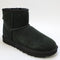 Womens UGG Classic Mini II Boots Black Suede UK Size 3