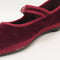 Womens Flabelus Mary Janes Red Velvet UK Size 4