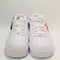 Nike Air Force 1 07 Trainers White Black Bright Crimson UK Size 9