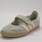 adidas Samba Jane Ballet Trainers Halo Green Warm Vanilla Gold Metallic UK Size 4