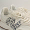 New Balance 327 Sea Salt Grey Leopard Trainers UK Size 10