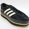 adidas Gazelle Stack Trainers Core Black Cream White Gum UK Size 6