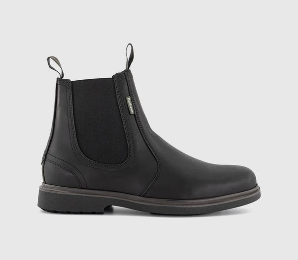 Mens Barbour Hale Chelsea Boots Black UK Size 8
