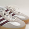 Adidas Gazelle Indoor Trainers Silver Metallic Shadow Red Gum UK Size 5