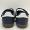 adidas Samba Jane Ballet Trainers Crew Navy White Gold Metallic UK Size 6