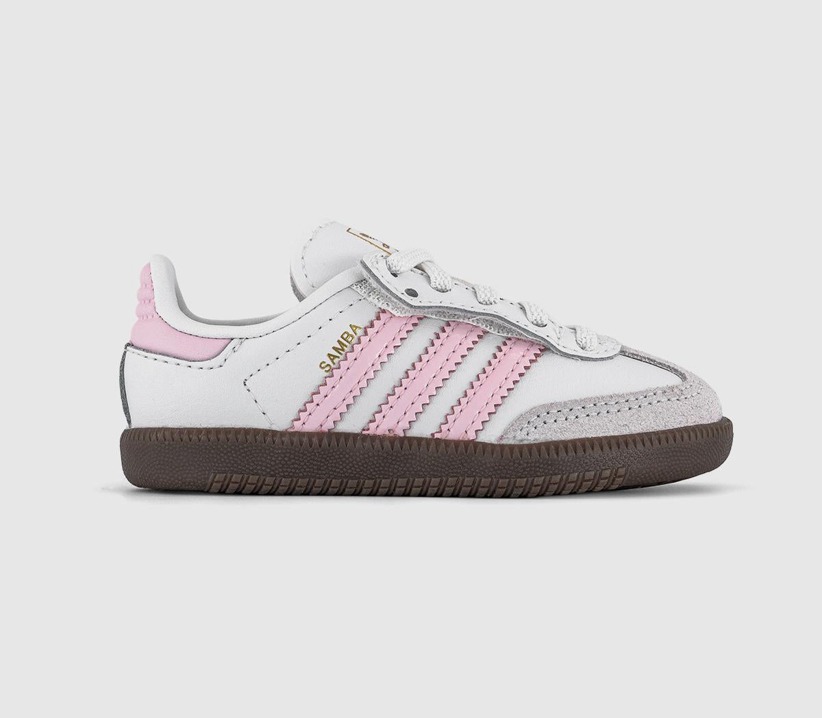Kids adidas Samba OG Infant Trainers White Clear Pink Gum UK Size 6infant UK Size 6infant