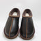 Womens UGG Tasman Leather Regan Slippers Ironwood UK Size 5