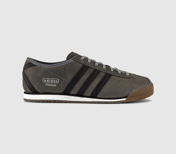 adidas Italia 70s Trainers Grey Core Black Gum UK Size 7
