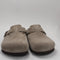 Mens BIRKENSTOCK Boston Clogs Suede Taupe UK Size 8 EU42