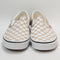 Vans Classic Slip On Trainers Checkerboard Mushroom UK Size 7