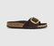 Womens BIRKENSTOCK Madrid Big Buckle Sandals Habana Hex Leoi UK Size 5.5 EU39
