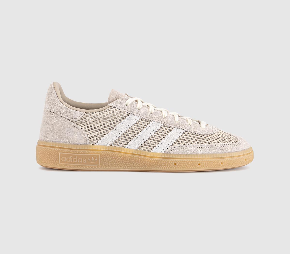 adidas Handball Spezial Trainers Wonder Beige Cream White Gum UK Size 6