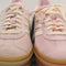 adidas Gazelle Bold W Trainers Clear Pink Cream White Gold Metallic UK Size 5