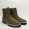 Womens TOMS Bennet Chelsea Faux Fur Lined Boots Olive UK Size 5