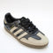 adidas Samba OG Trainers Core Black Wonder Beige Gold Metallic UK Size 4
