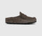 Womens BIRKENSTOCK Naples Wrapped Clogs Suede Concrete Grey R UK Size 5.5 EU39