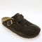 Womens BIRKENSTOCK Boston Clogs Mocca Suede UK Size 5.5 EU39