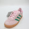 Kids adidas Gazelle 2 Trainers Clear Pink Court Green Bliss Pink UK Size 12 youth