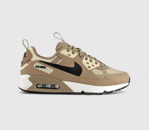 Nike Air Max 90 Drift Trainers Parachute Beige Light Khaki Black UK Size 9